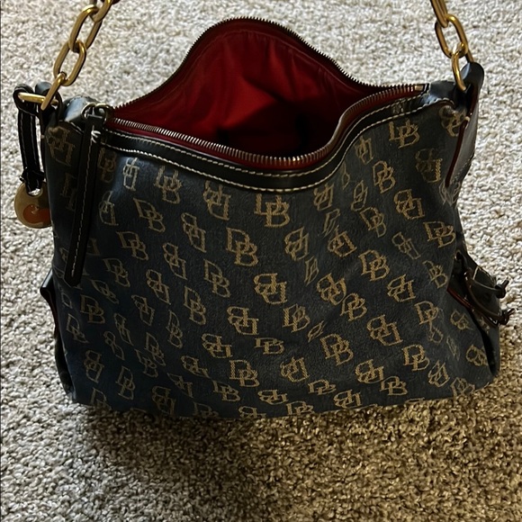 Dooney & Bourke Blue Monogram Bag - Picture 2 of 5